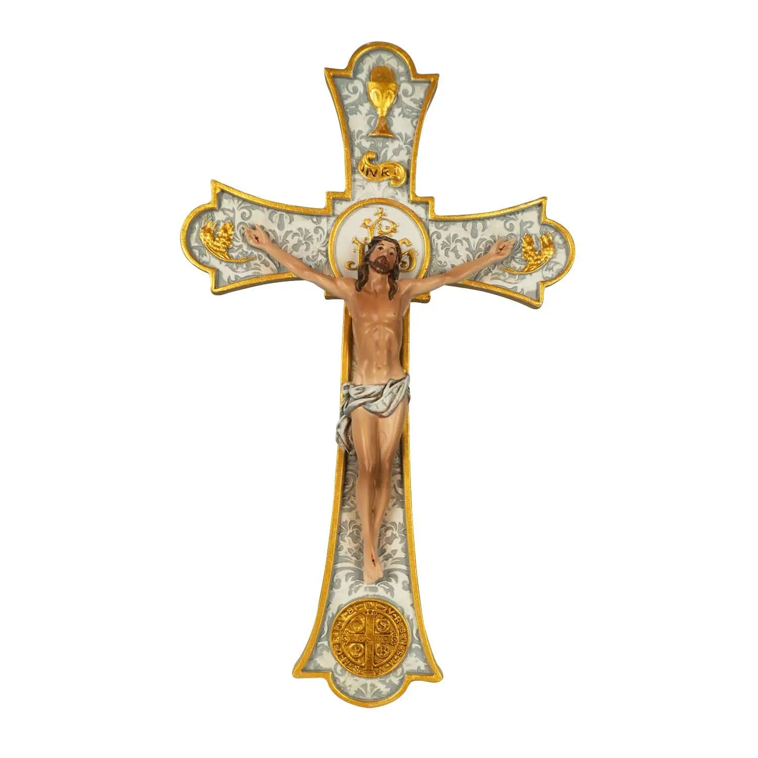 Crucifijo San Benito 22 cms.