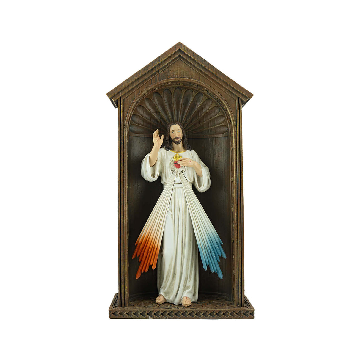 Jesus de la Misericordia en casa 31 cm (Resina)