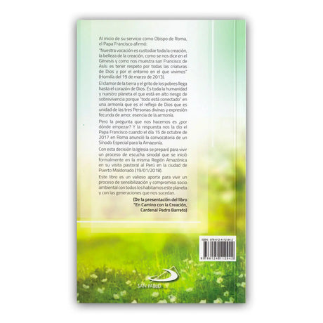 On the path of creation: with Francis and Pope Francis towards a spirituality of harmony