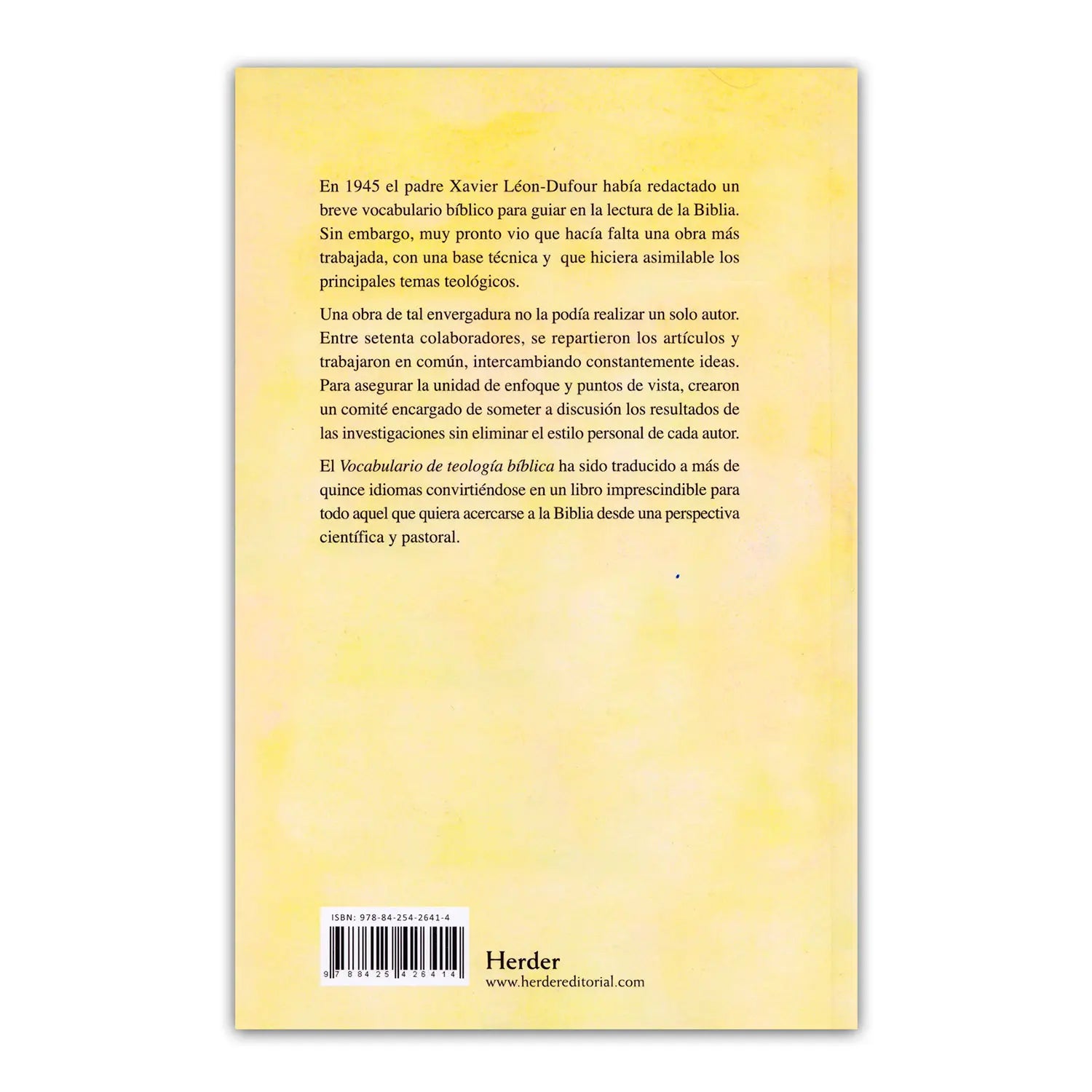 Vocabulario de Teología Bíblica