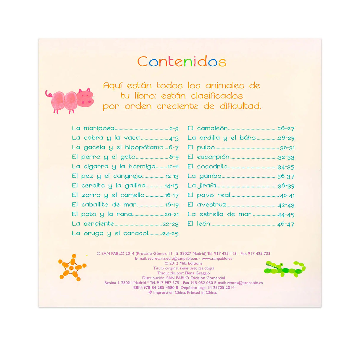 Pinta con las Manos - Los Animales