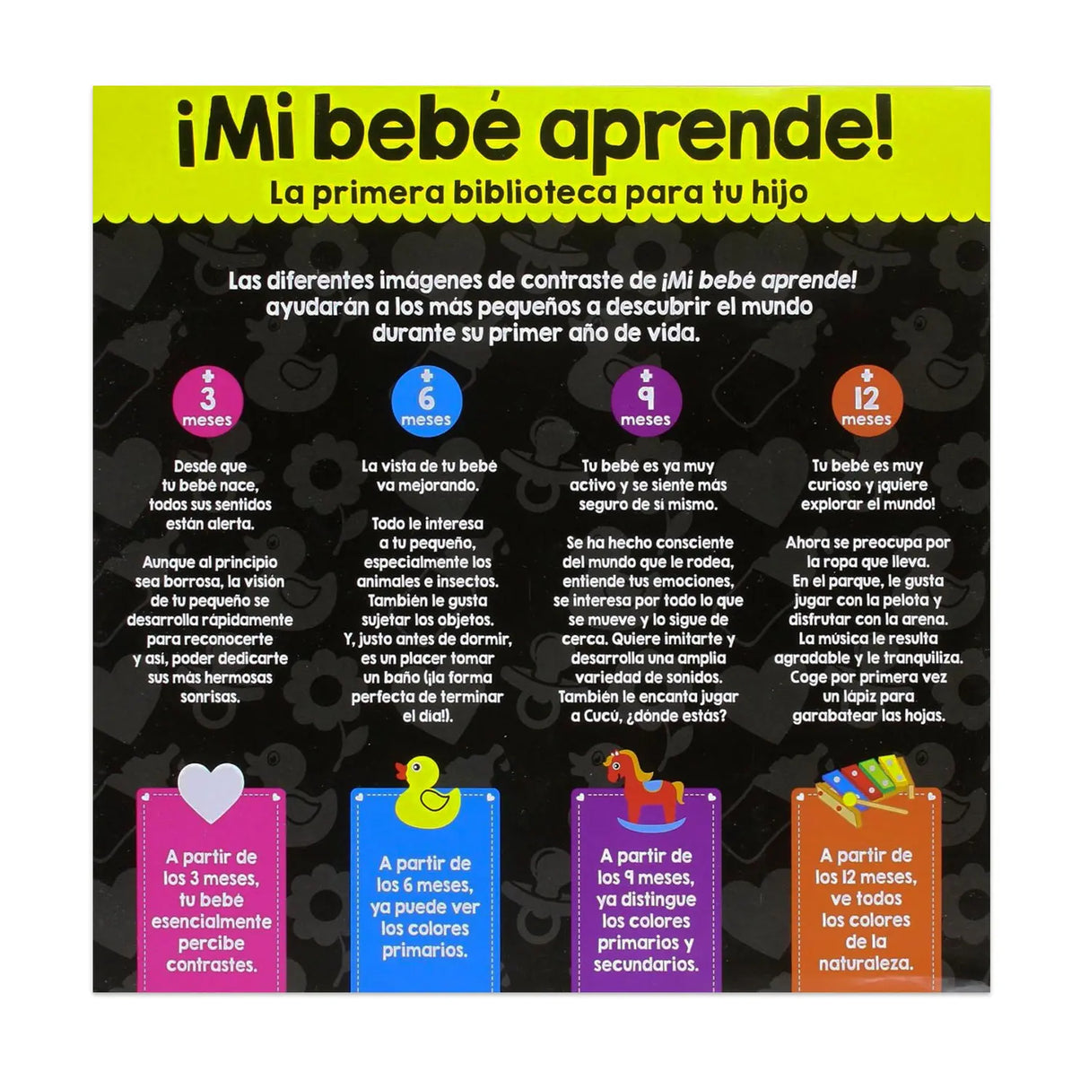 ¡Mi Bebé aprende! La primera biblioteca para tu hijo