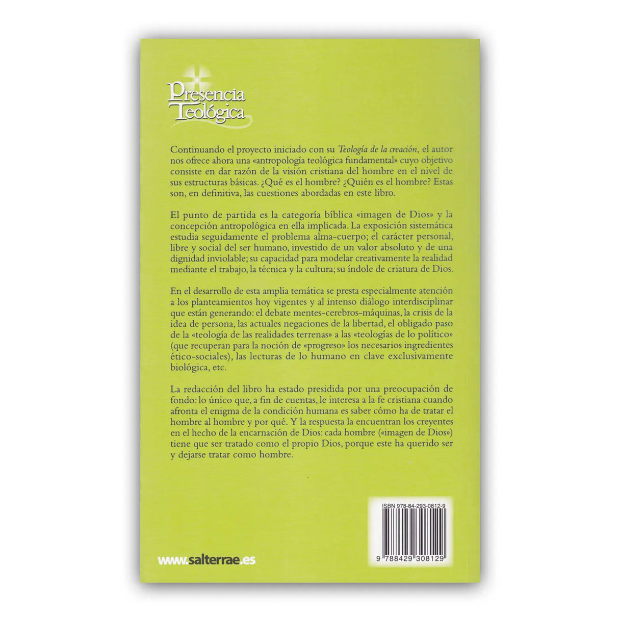 Imagen de Dios – Antropología teológica fundamental