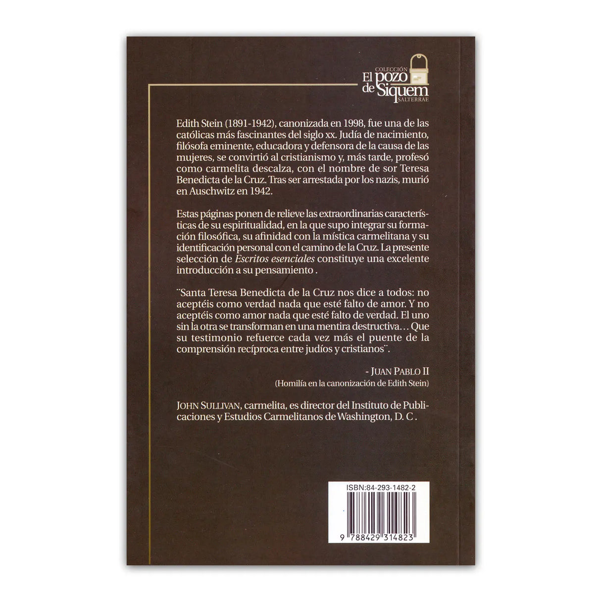 Edith Steín – Escritos esencíales