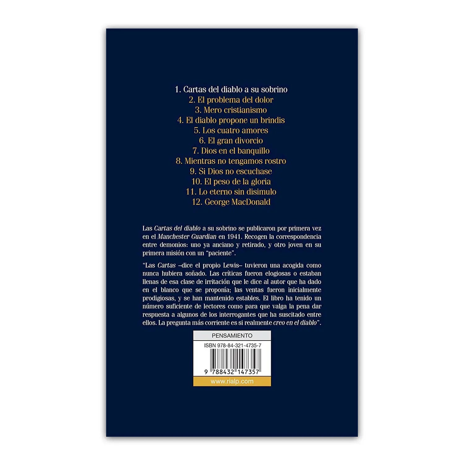Cartas del diablo a su sobrino
