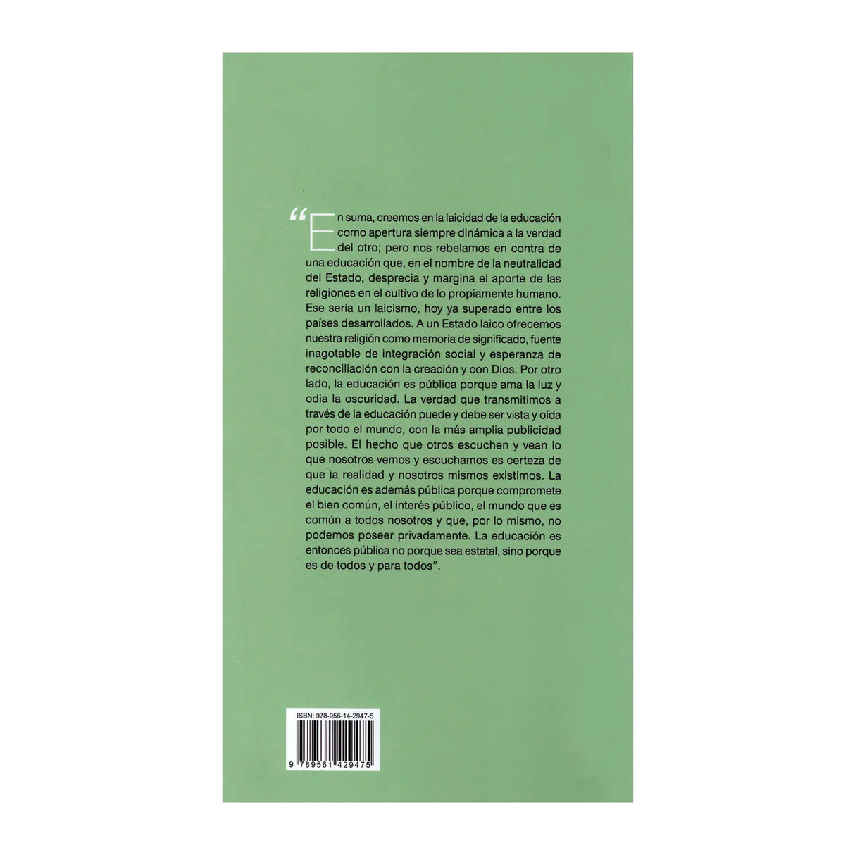 Por una Educacion Publica Laica y Gratuita