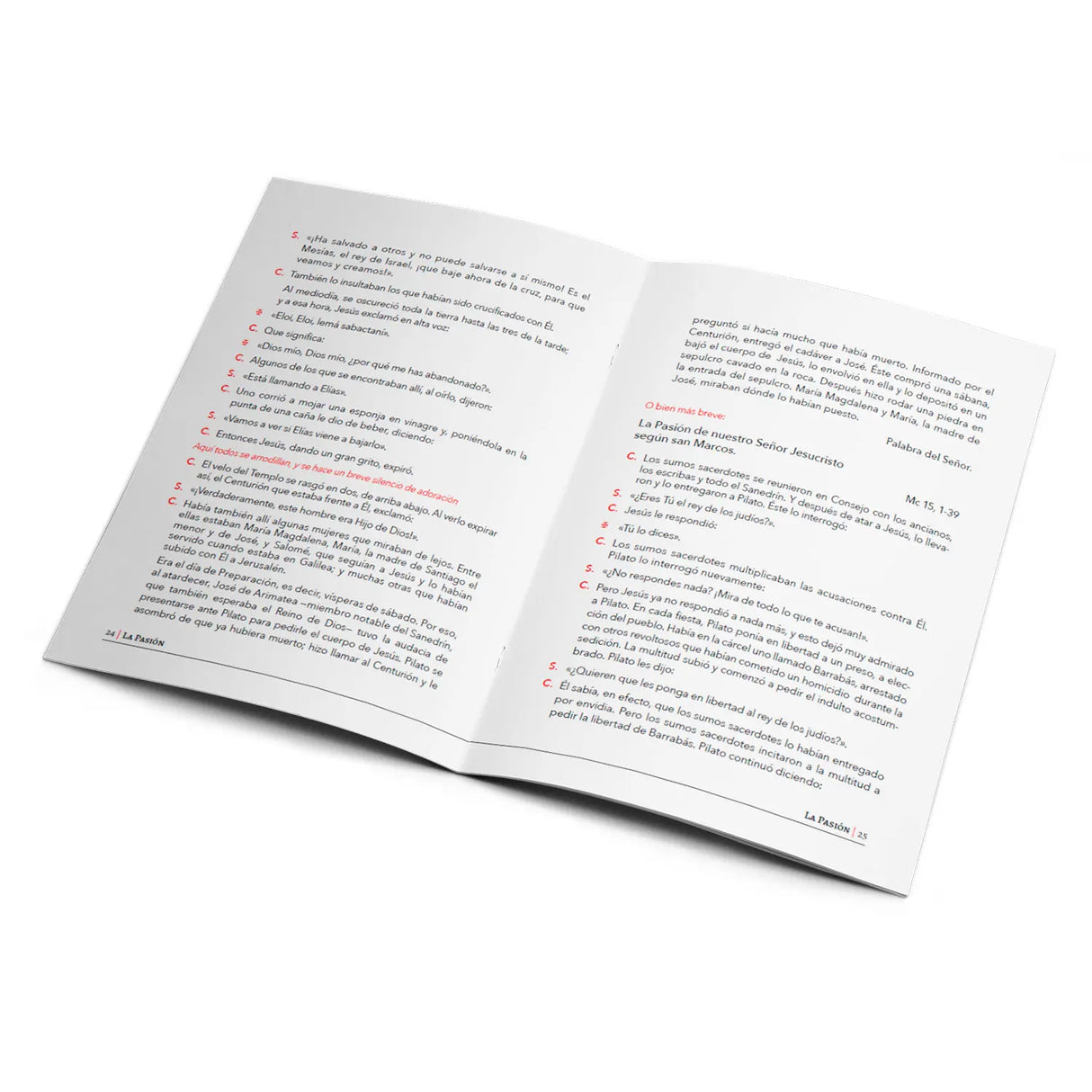 Passion of our Lord Jesus Christ according to the 4 evangelists