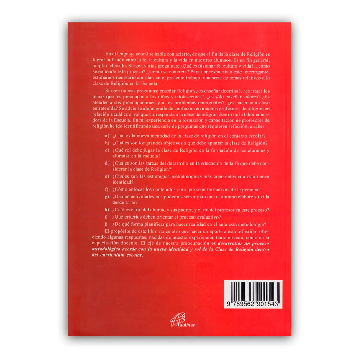 Propuesta metodológica para la enseñanza de la Religión según la EREC