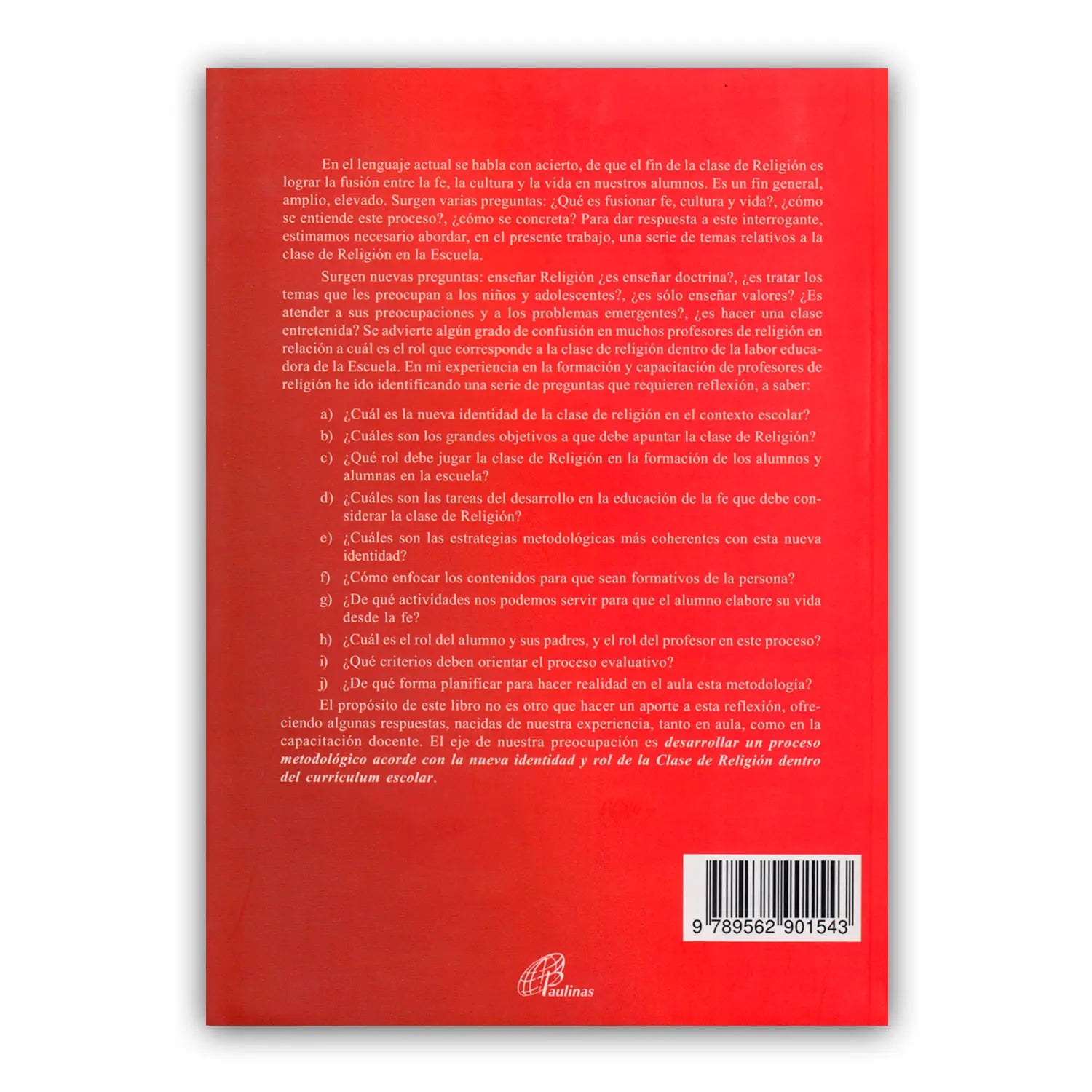 Propuesta metodológica para la enseñanza de la Religión según la EREC