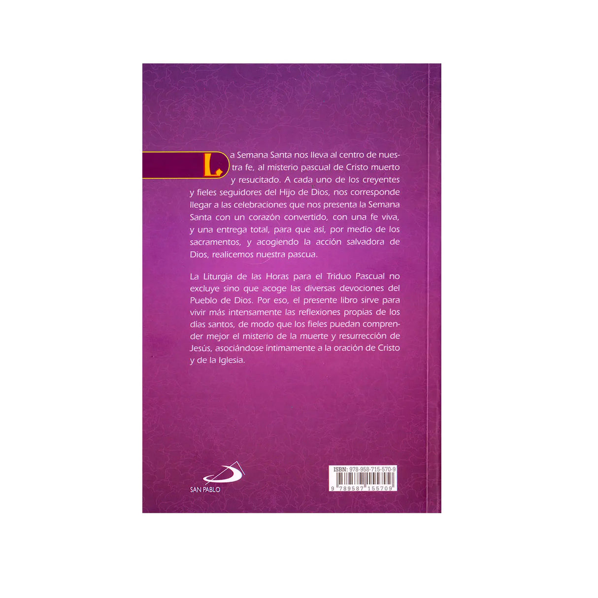 Semana Santa libros - Libro para la asamblea y liturgia de las horas del Triduo Pascual