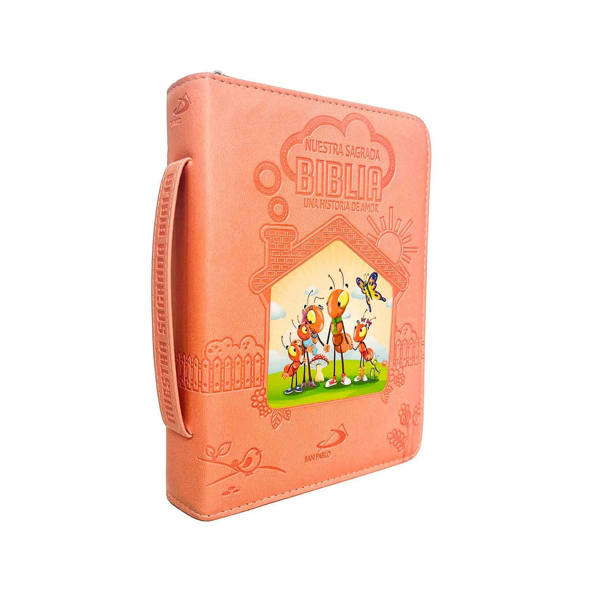 Biblia Hormiguita estuche - rosa