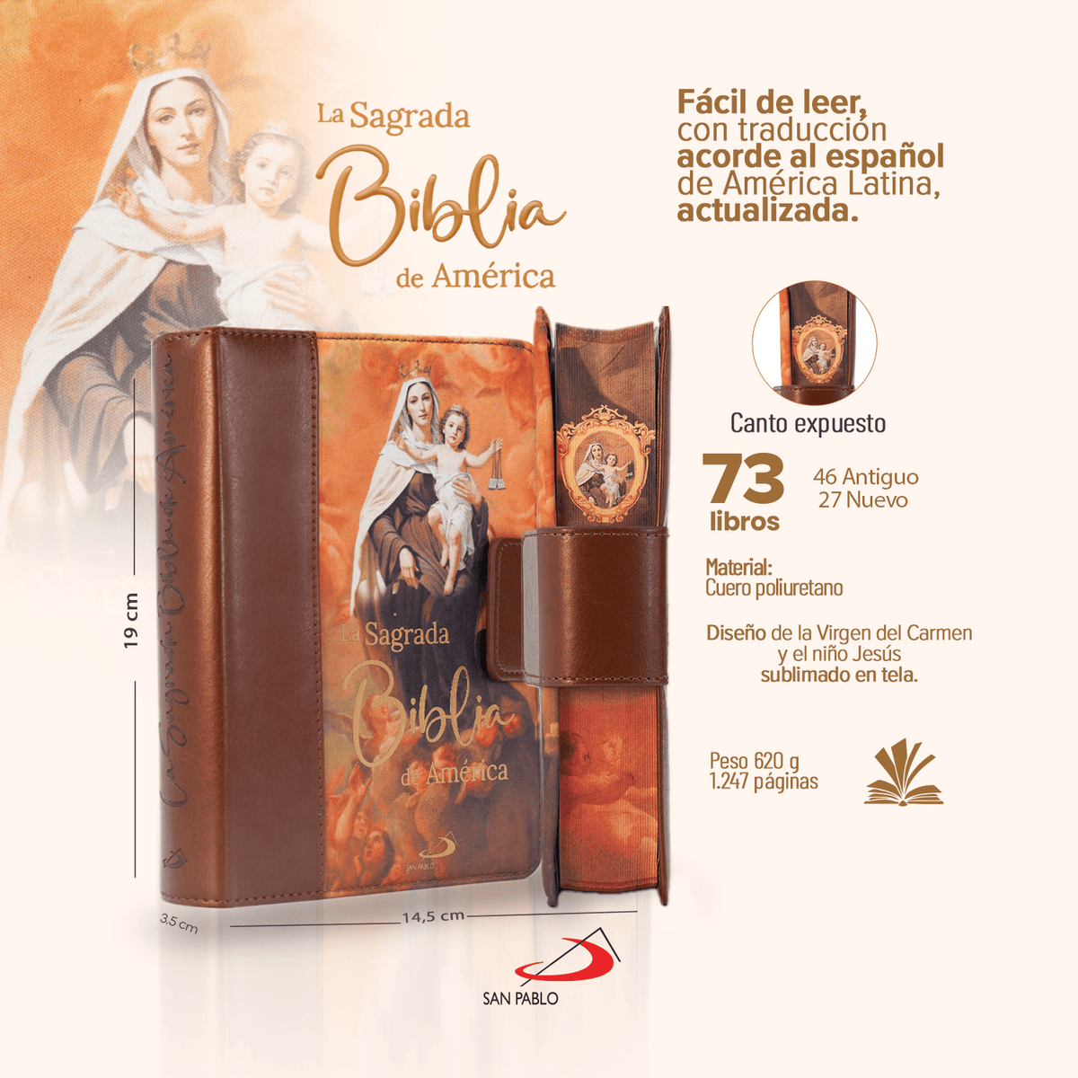 La Sagrada Biblia de América canto virgen del Carmen