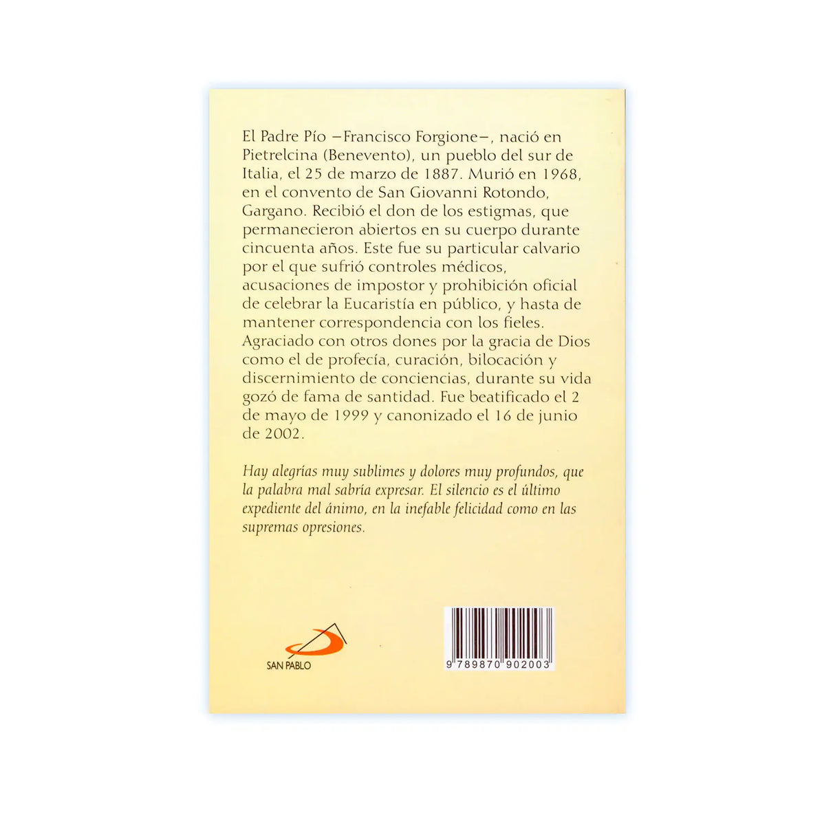 366 Textos de El Padre Pio de Pietrelcina