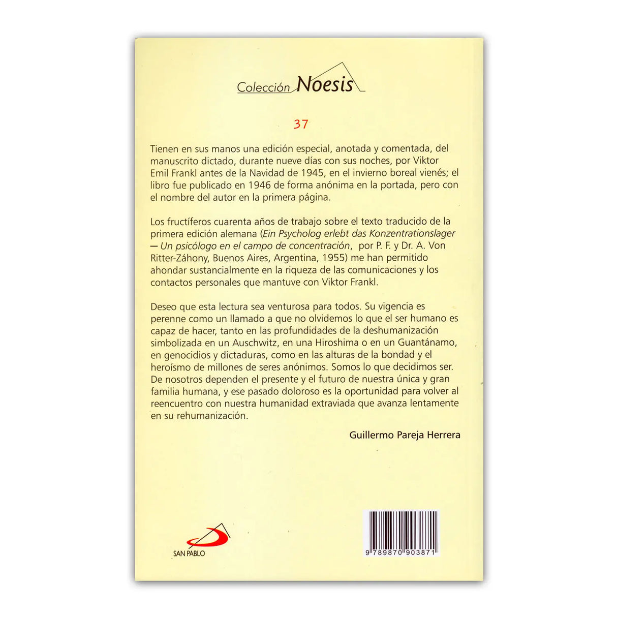 Viktor E. Frankl y su dictado de 1945