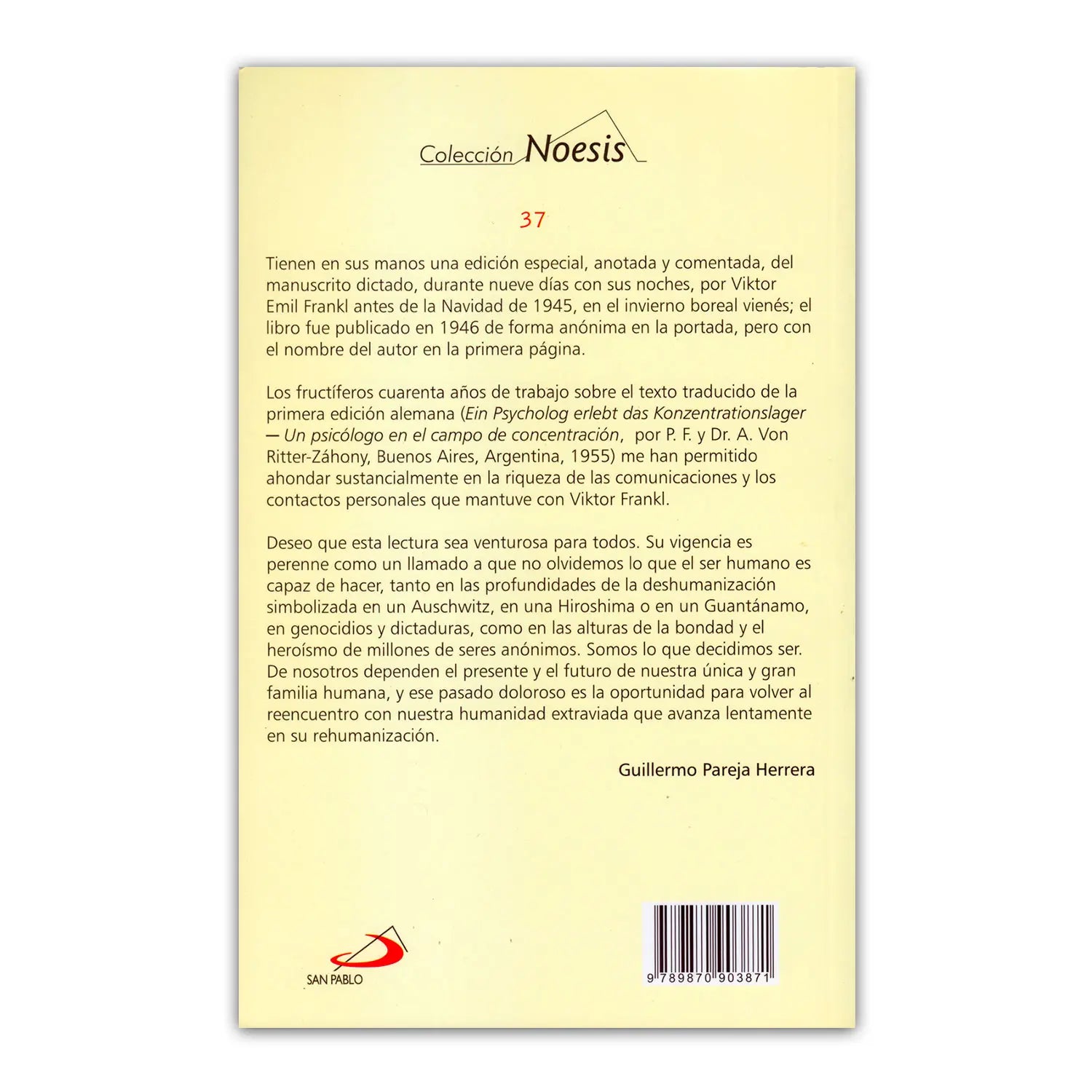 Viktor E. Frankl y su dictado de 1945