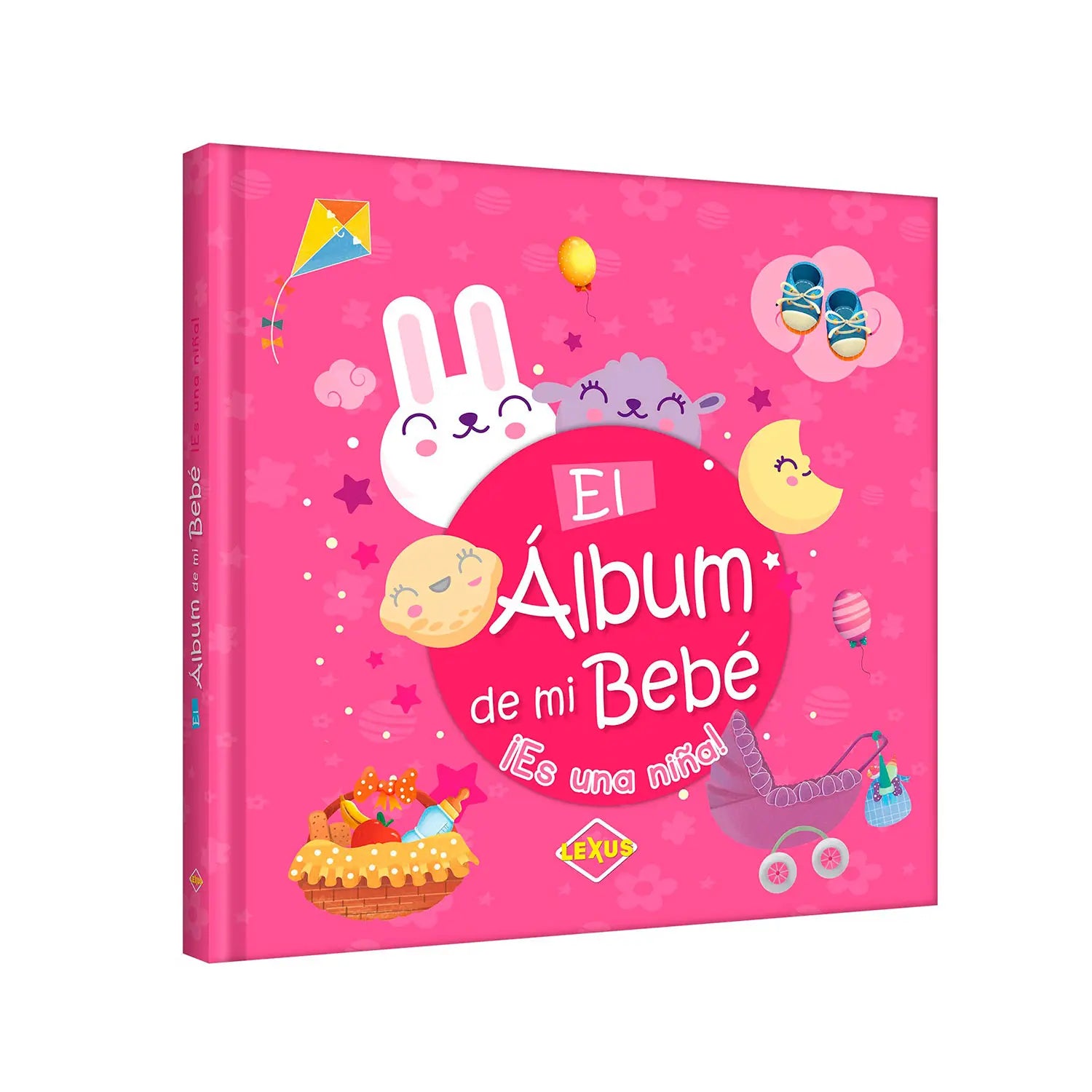 El álbum de mi bebé ¡Es una niña! (Rosado)