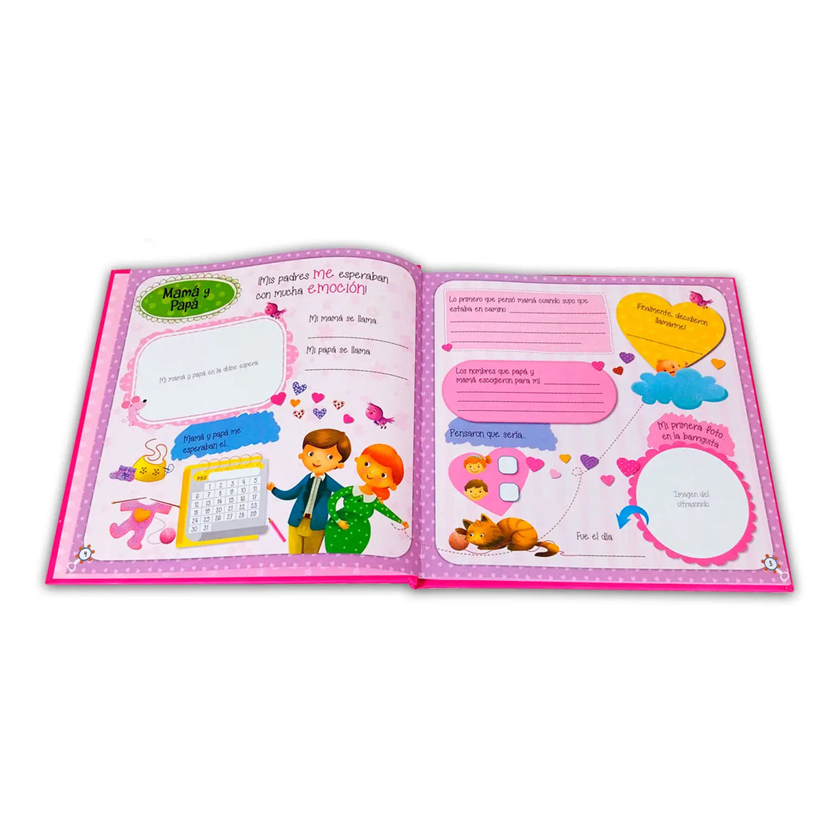 El álbum de mi bebé ¡Es una niña! (Rosado)