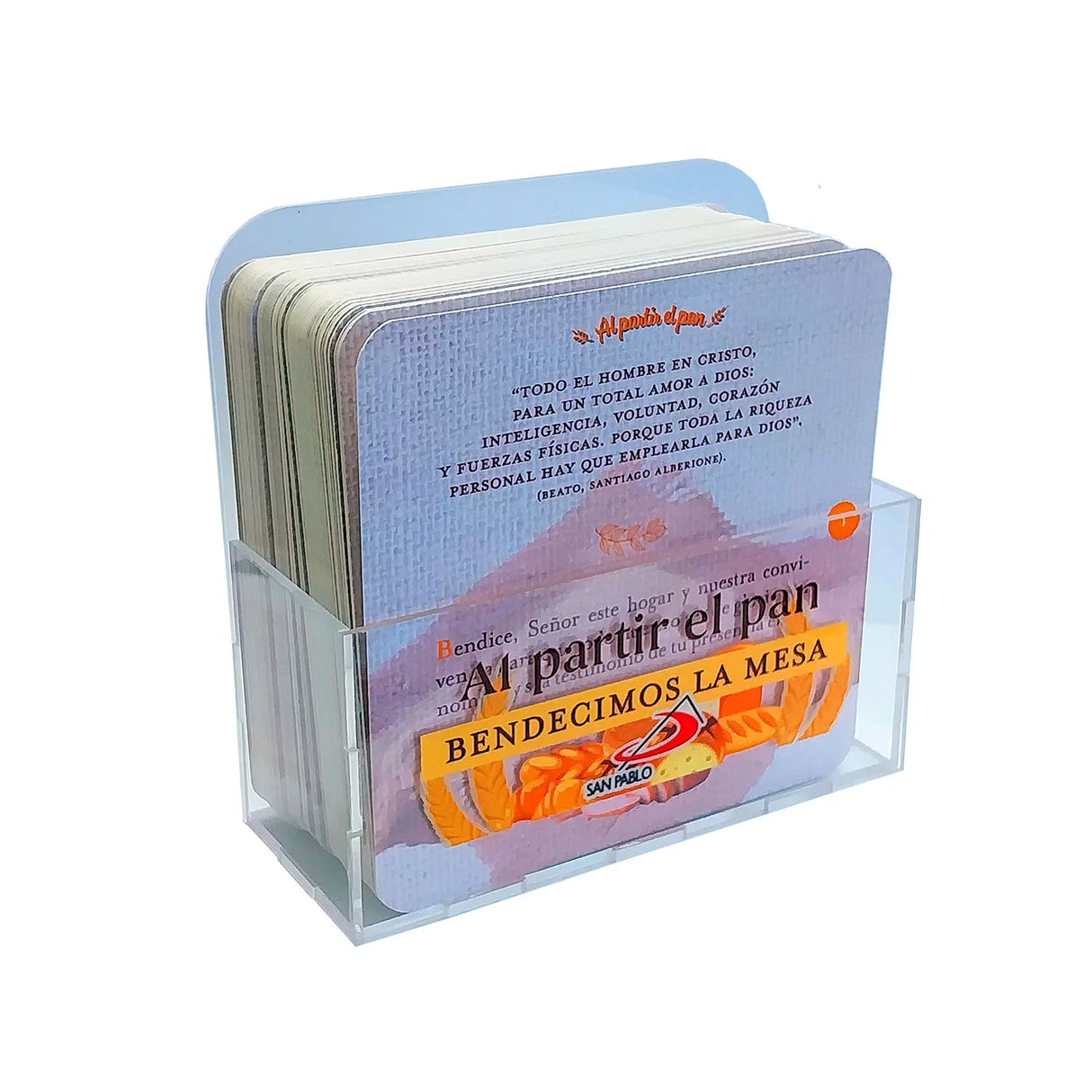 Al partir el Pan – Bendecimos la Mesa – Caja acrilica