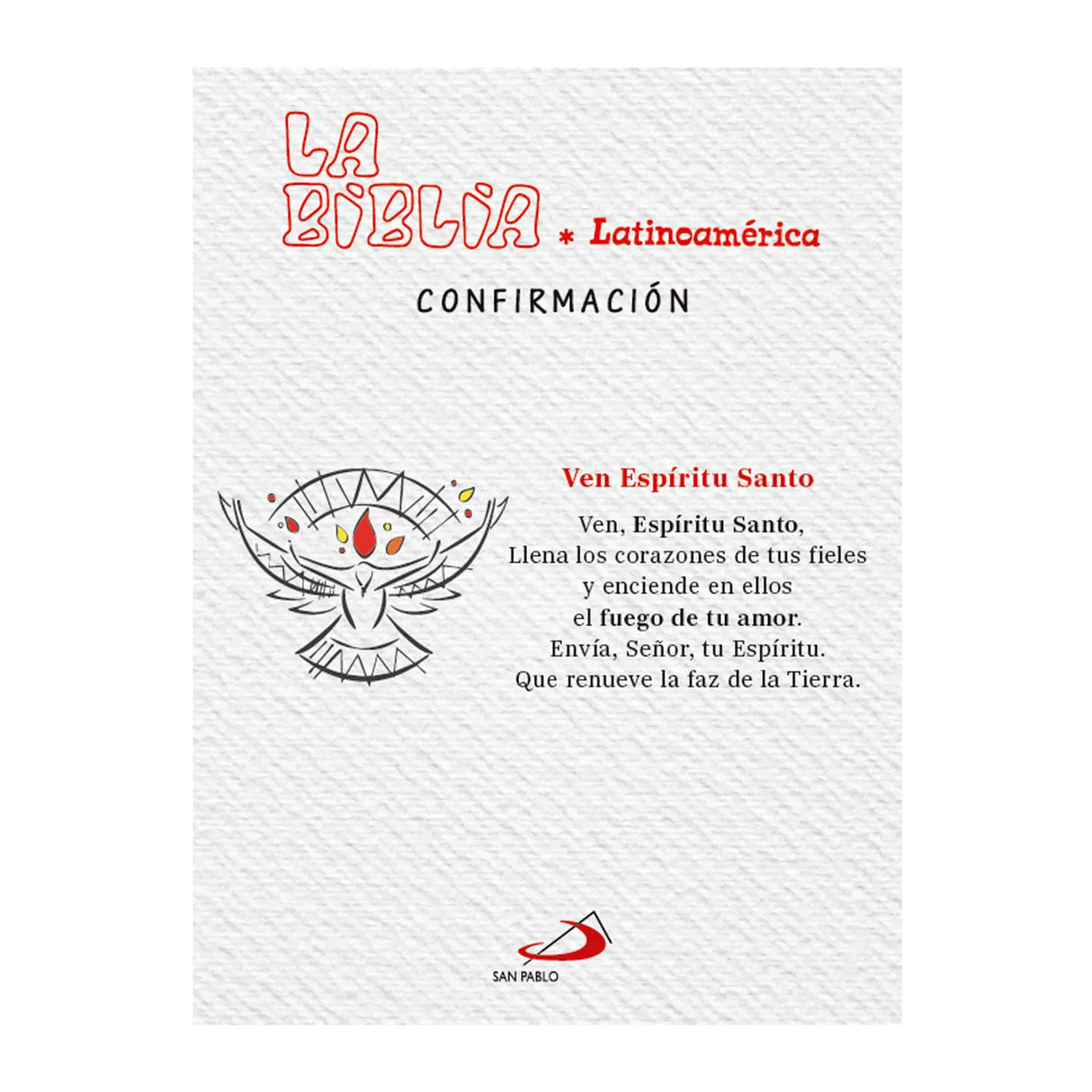 La Biblia Latinoamericana – Letra Grande, Portadilla Blanca Confirmación
