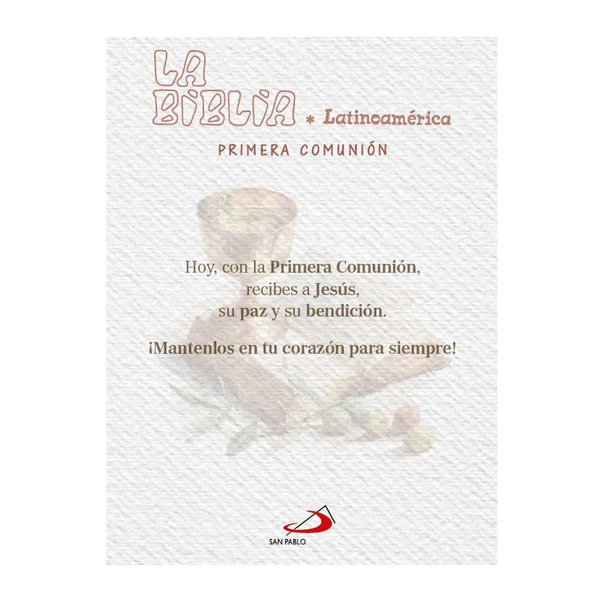 La Biblia Latinoamericana – Letra Grande, Portadilla Primera Comunión