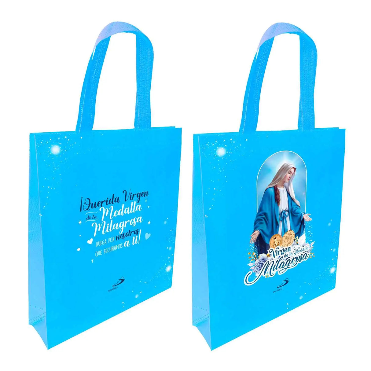 Bolsa Eco Devocional 30x35 - Virgen de la Medalla Milagrosa