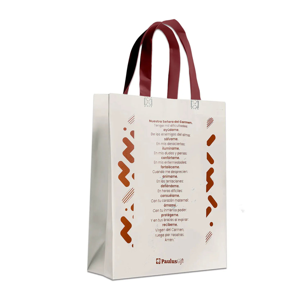 Bolsa Eco Devocional 30x35 - Virgen del Carmen
