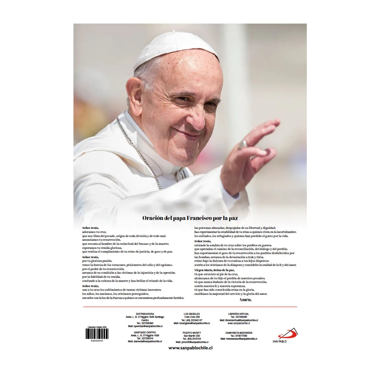 Calendario Católico 2026 - Portada Jesús (EDICIÓN LIMITADA)