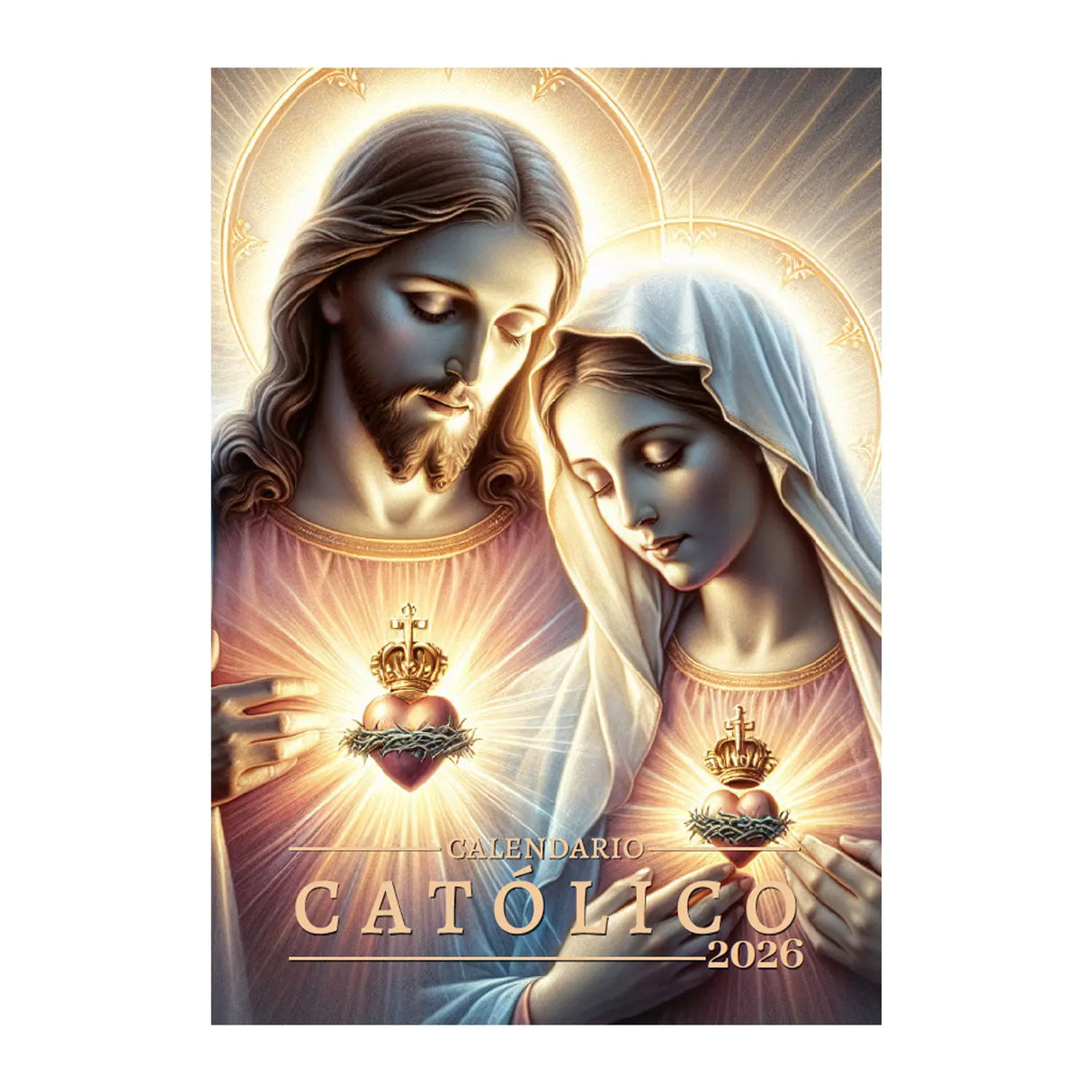 Calendario Católico 2026 - Portada Sagrado Corazón (EDICIÓN LIMITADA)