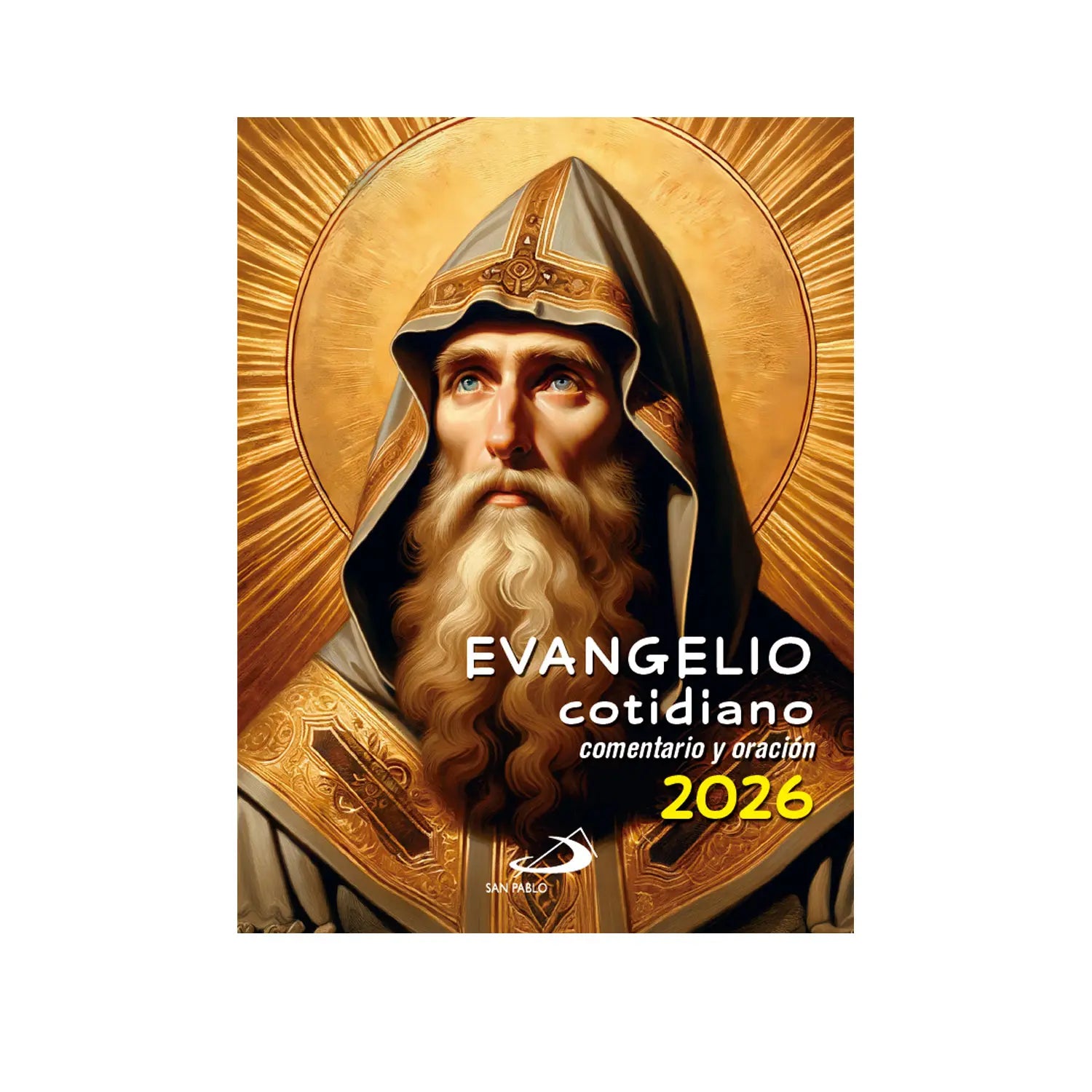 Evangelio Cotidiano 2026 - Portada y Oración San Benito