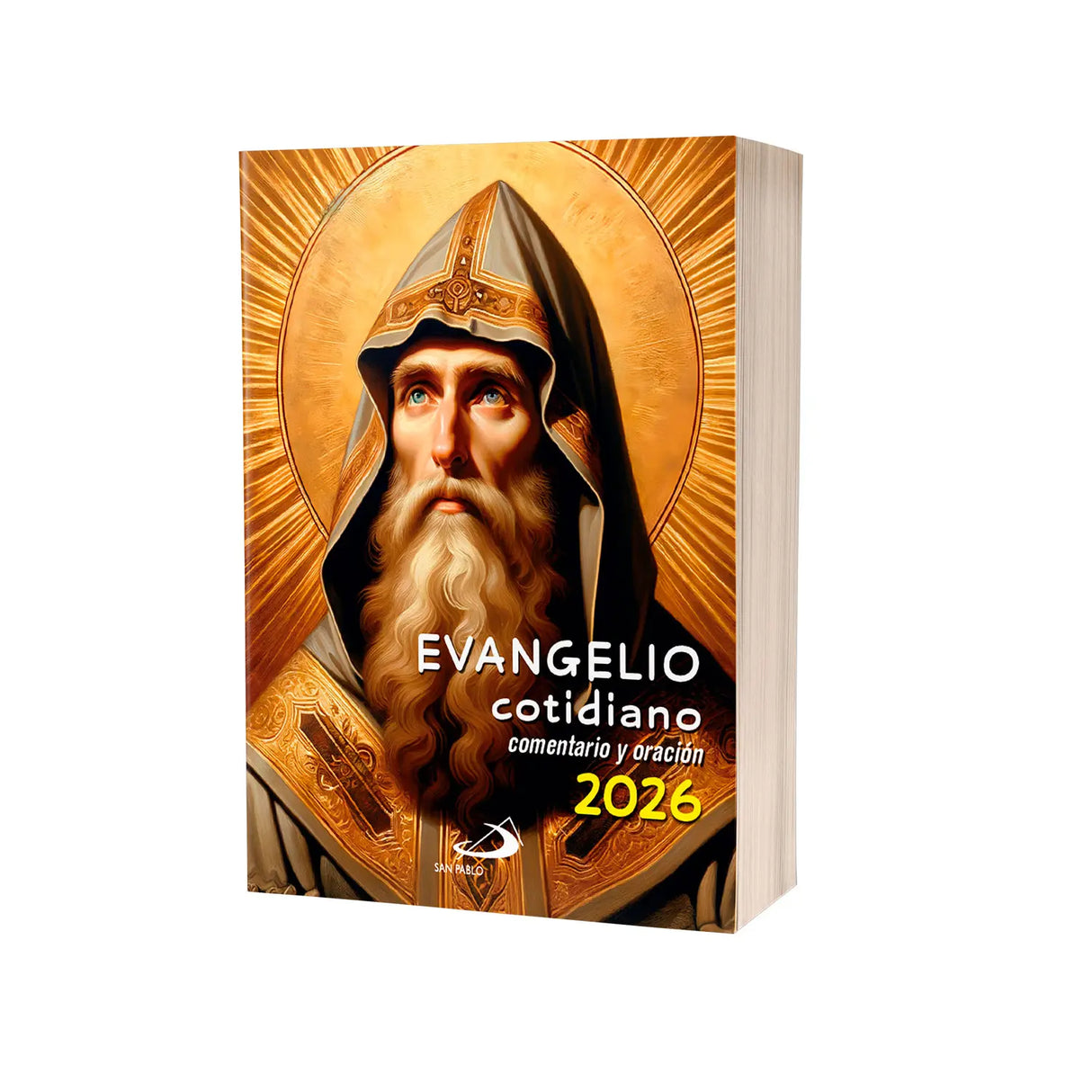 Evangelio Cotidiano 2026 - Portada y Oración San Benito