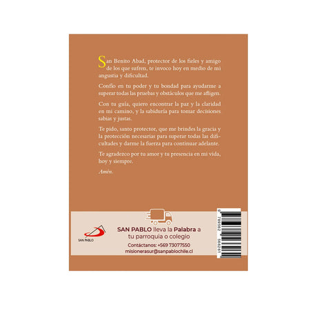 Evangelio Cotidiano 2026 - Portada y Oración San Benito