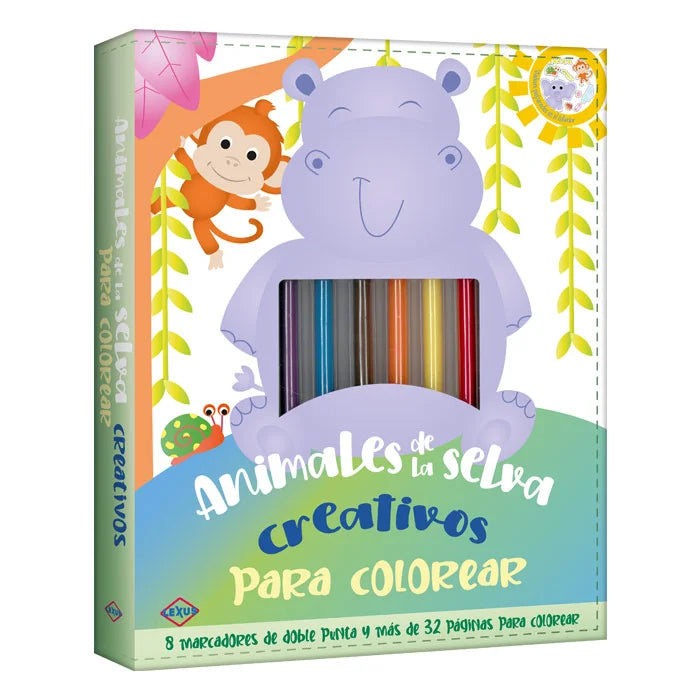 Animales de la Selva Creativos para Colorear