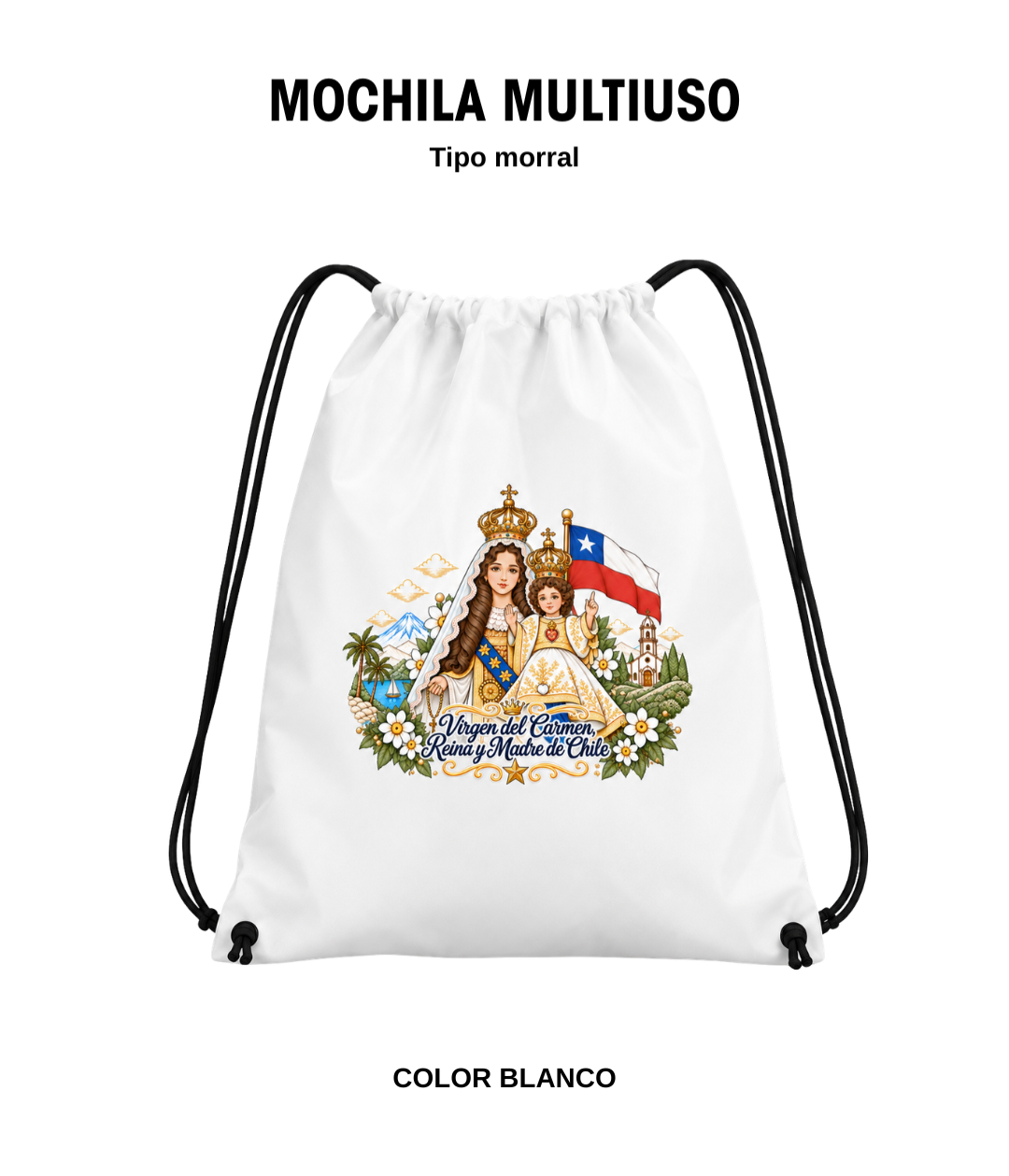 MorralMultiuso Virgen del Carmen - 100 años de su coronación