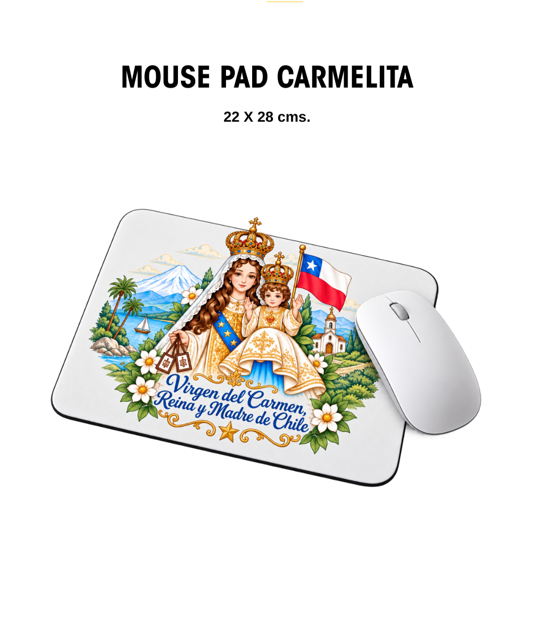 Mouse Pad Virgen del Carmen - 100 años de su coronación