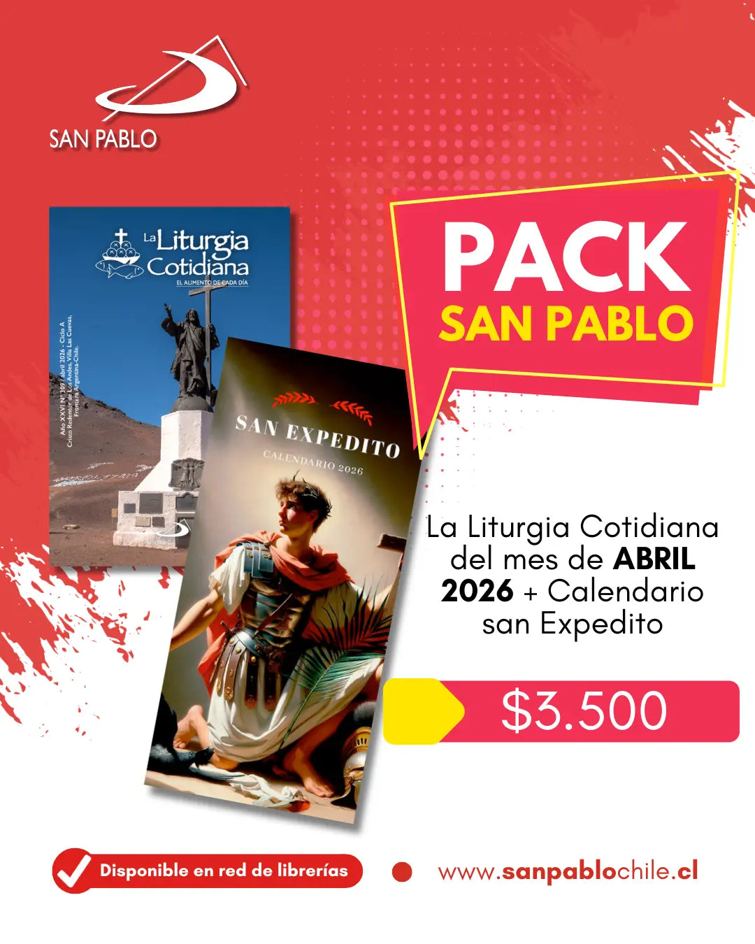 La Liturgia Cotidiana Abril 2026 + Calendario San Expedito