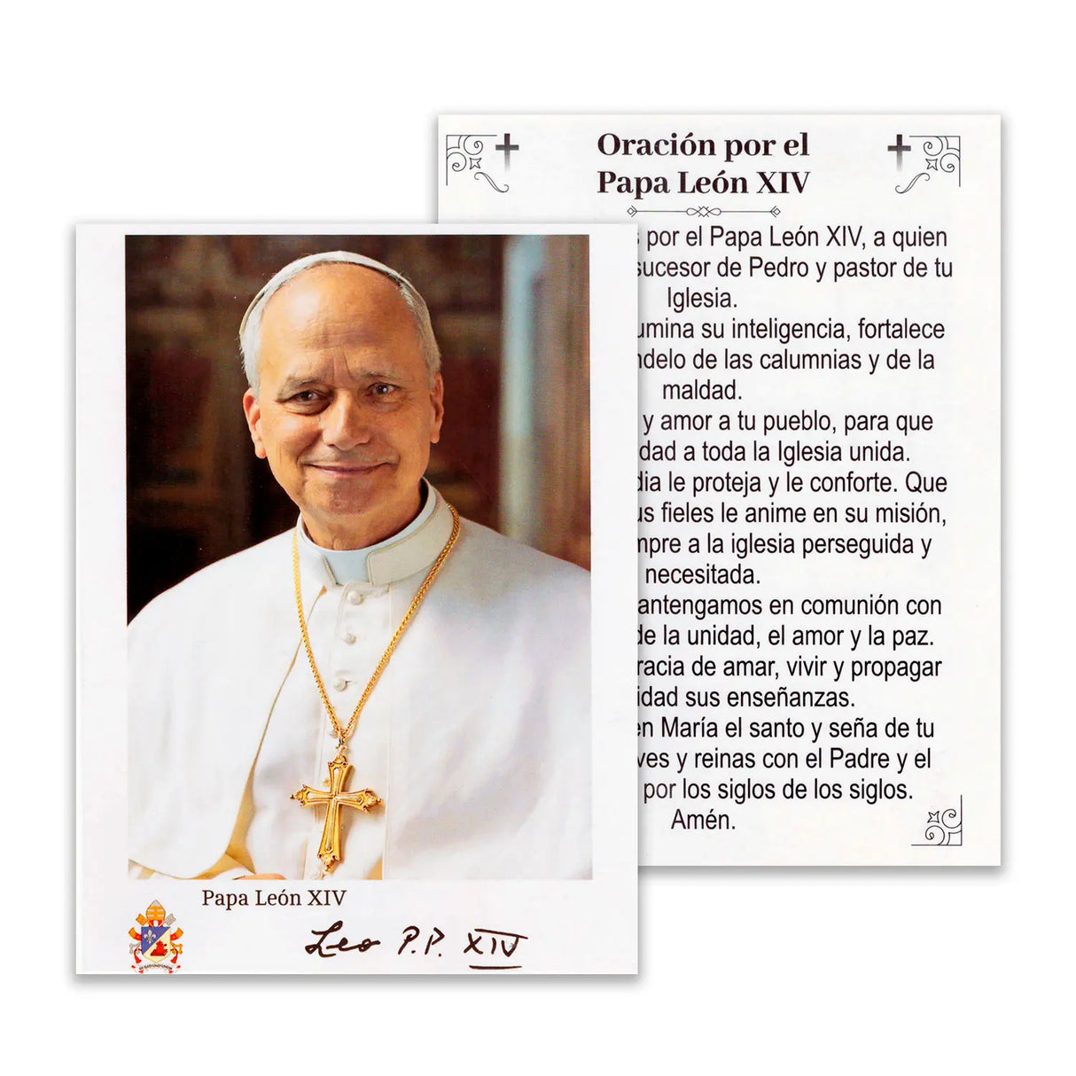 Estampa Postal León XIV ( 10 ejemplares)