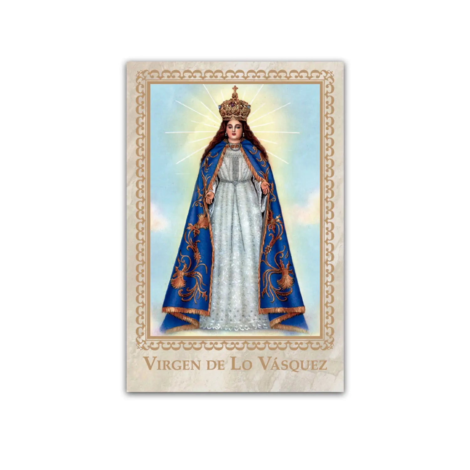 Estampa Virgen de Lo Vasques ( 50 unidades)