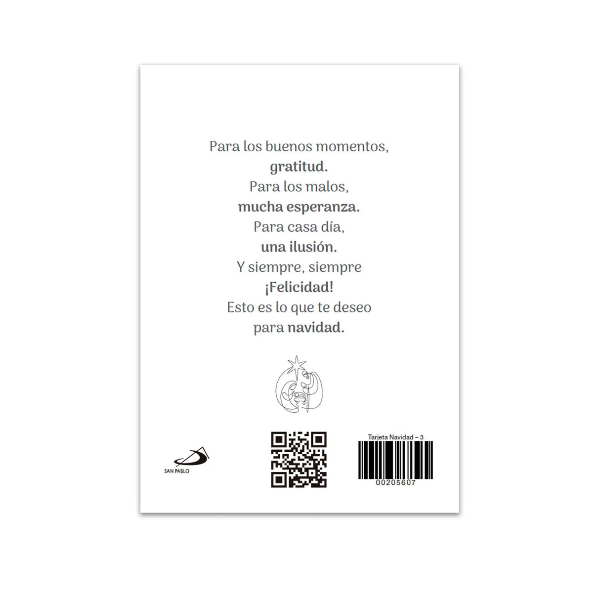 Tarjetas de Navidad Modelo 3 ( 25 unidades)