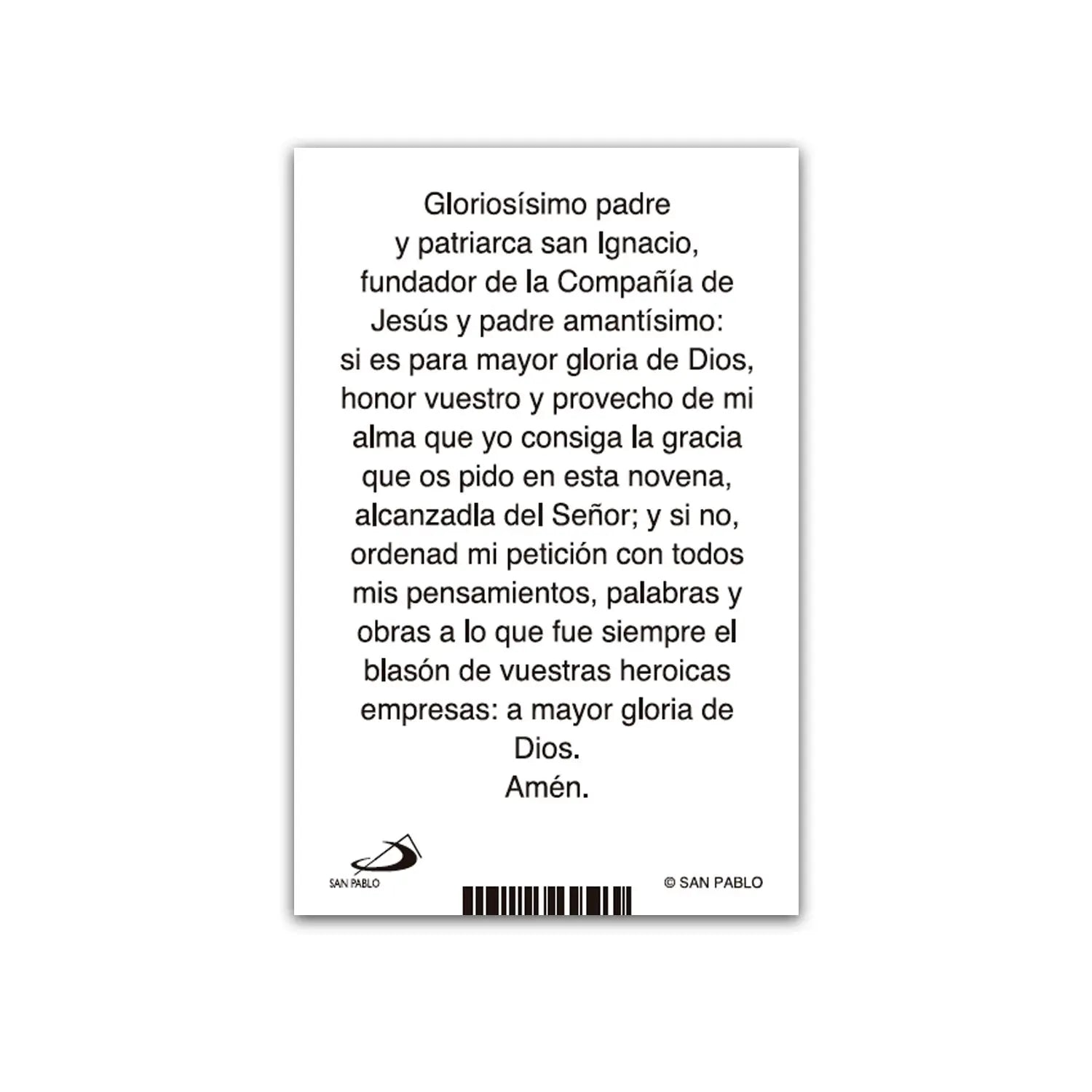 Estampa San Ignacio ( 50 unidades)