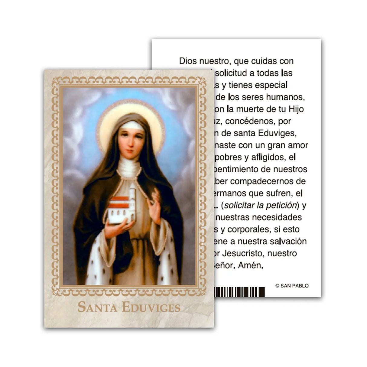 Estampa Santa Eduviges ( 50 unidades)