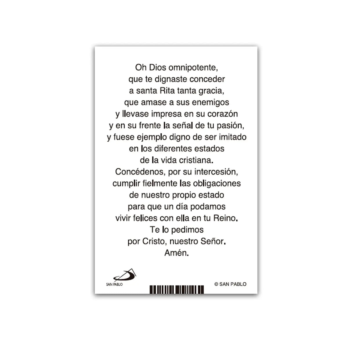 Estampa San Rita ( 50 unidades)