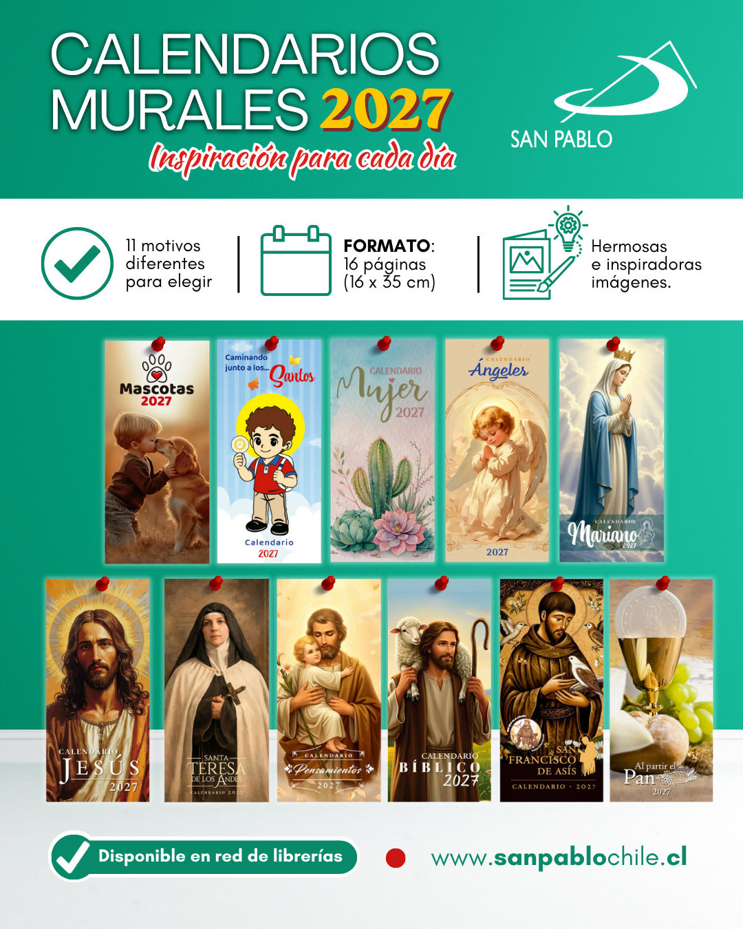 Calendario San Francisco 2027- Edición conmemorativa por los 800 años de su Pascua.
