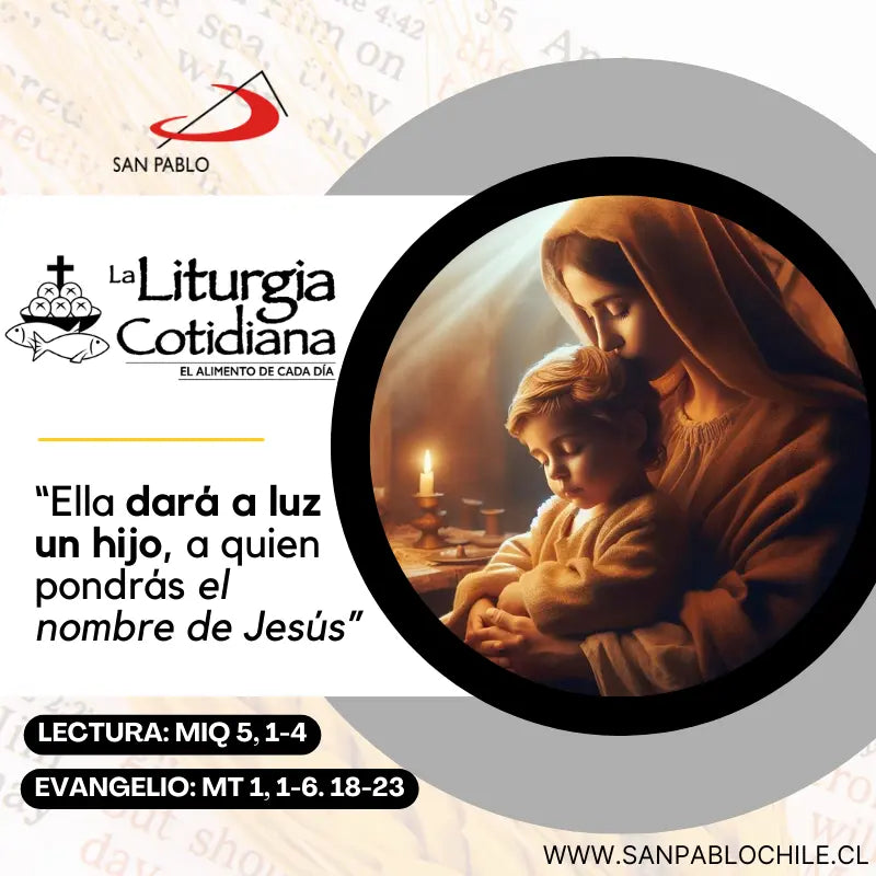 8 de septiembre: LA NATIVIDAD DE LA SANTÍSIMA VIRGEN MARÍA (F). Blanco.