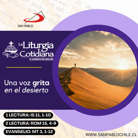 7 de diciembre: 2° de Adviento. Morado.