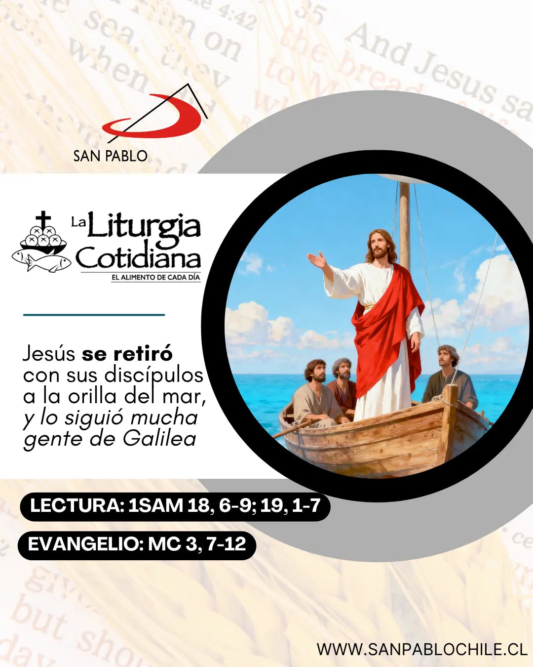 22 de enero: De la feria. Verde. San Vicente, di. y mr. (ML). Blanco o Rojo. Beata Laura Vicuña, v. (ML). Blanco