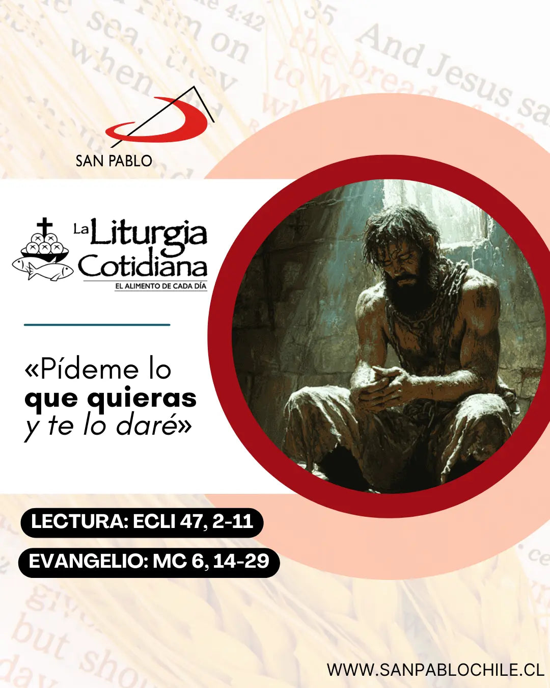 6 de febrero: San Pablo Miki y comps., mrs. (MO). Rojo