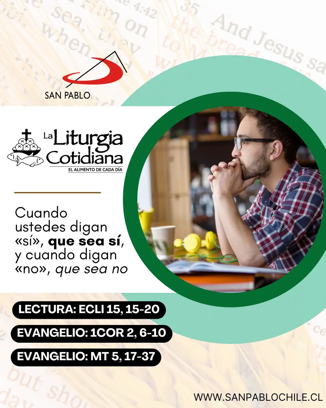 15 de febrero: 6º durante el año. Verde