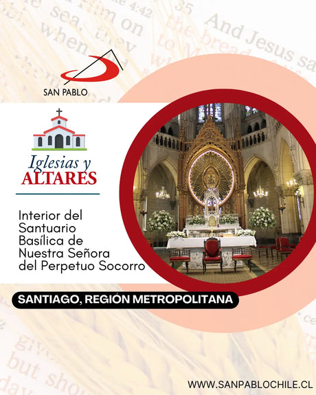 Interior del Santuario Basílica de Nuestra Señora del Perpetuo Socorro (Santiago, Región Metropolitana)