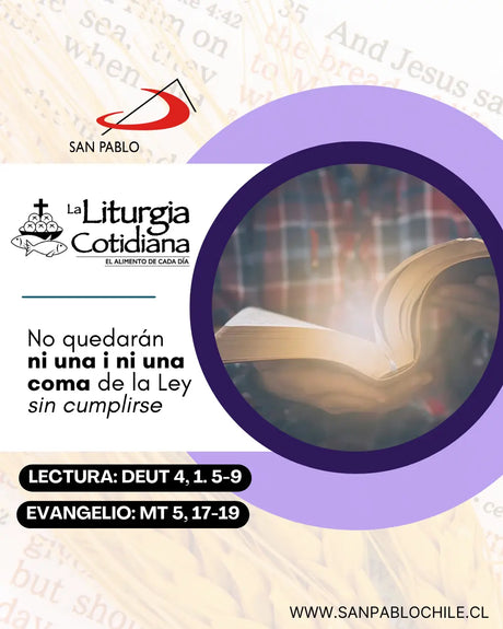 11 de marzo: 3º de Cuaresma. Morado.