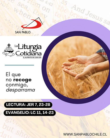 12 de marzo: 3º de Cuaresma. Morado.